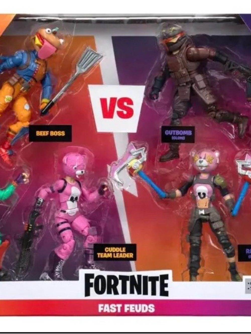 Fast Feuds Action Figure Pack - Pink & Multicolor
